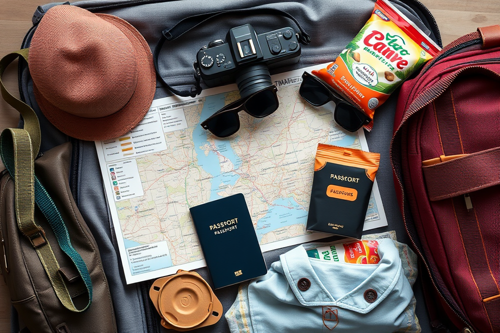 cheap road-trip packing — Cheap Road Trip Packing (the finished result)