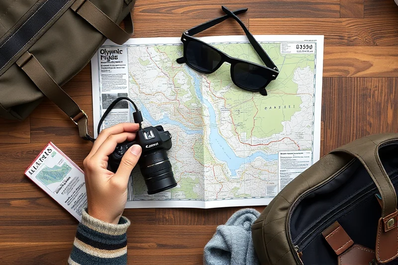 itinerary for olympic national park at home — Itinerary For Olympic National Park At Home (the finished result)