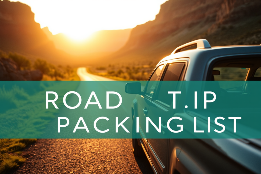 Printable Road Trip Packing List
