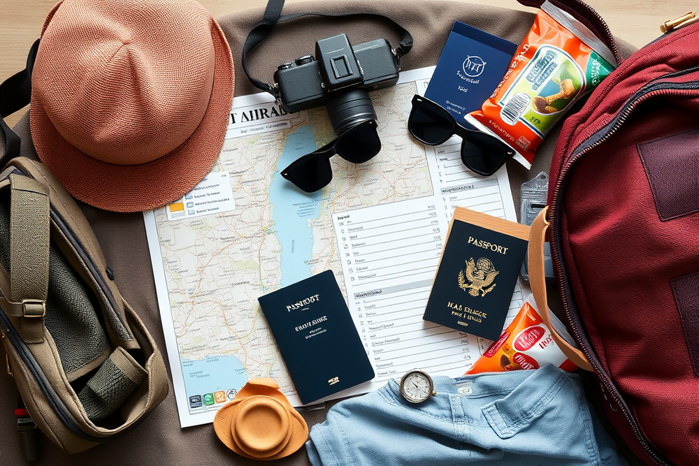printable road trip packing list — Printable Road Trip Packing List (the finished result)