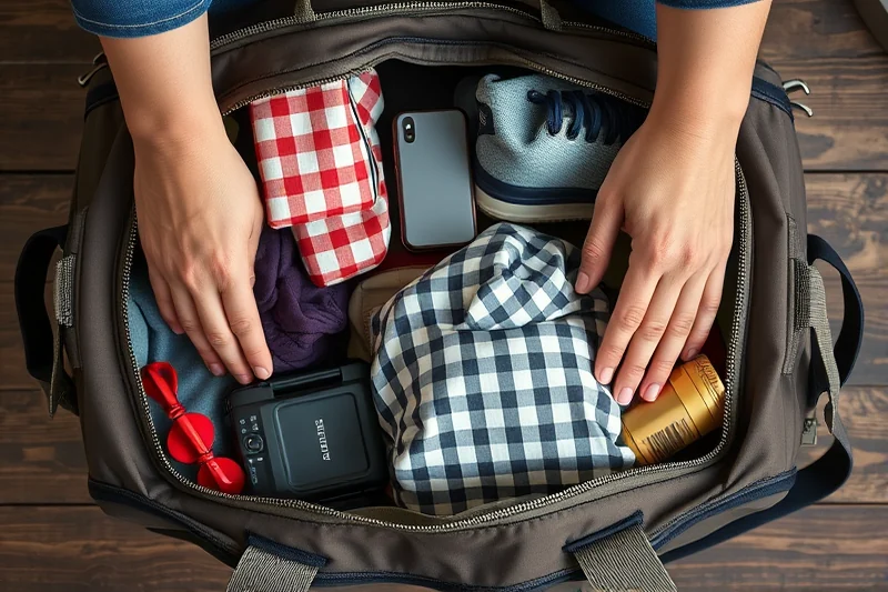 natural packing list for a road trip — Natural Packing List For A Road Trip (the finished result)