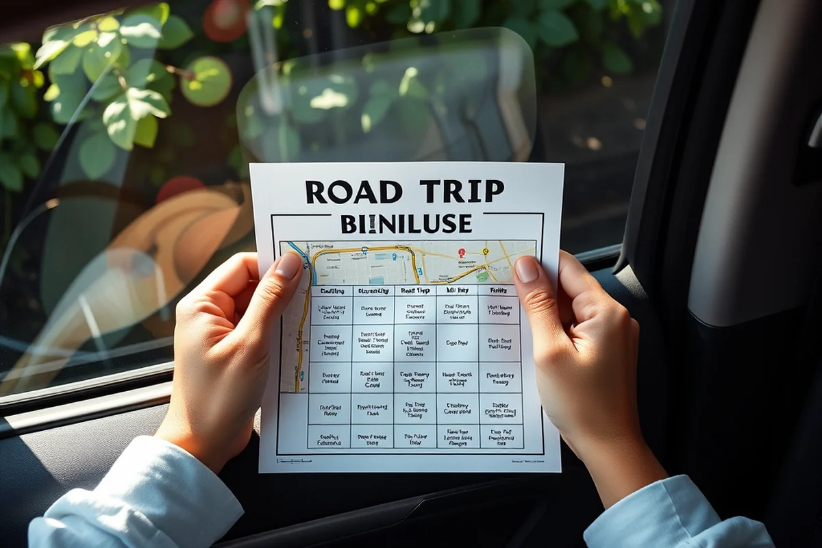 road trip bingo game — Road Trip Bingo Game (step by step)